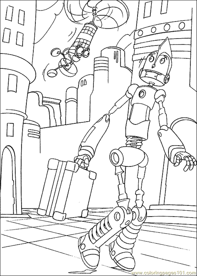 Coloring Pages Robots Coloring Pages 05 (Cartoons > Cinderella 
