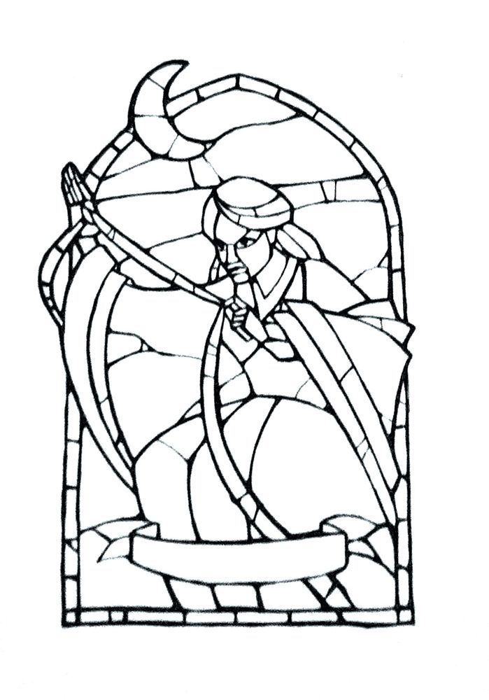 Morgause, King Arthur's half sister | Stain Glass Cartoons, Movies, G…
