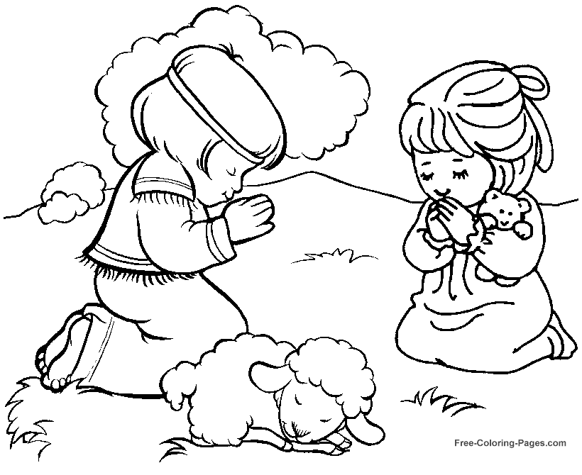 Christian coloring sheets and pictures - 47