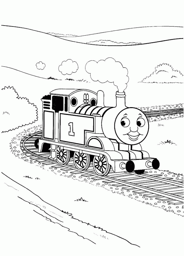 Thomas Train Coloring