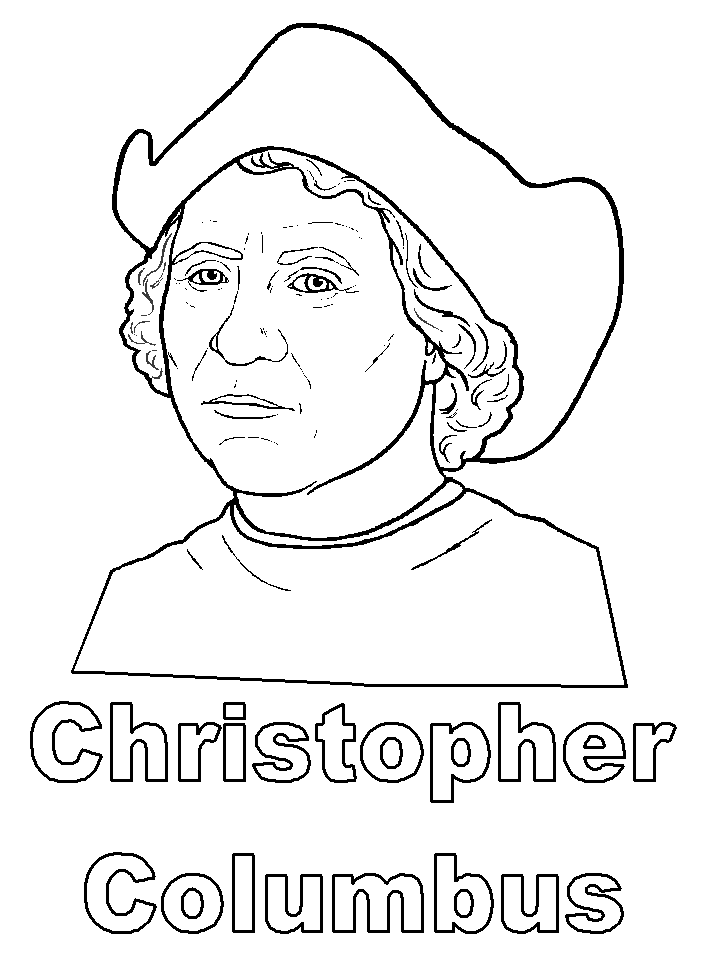 christopher colombus Colouring Pages