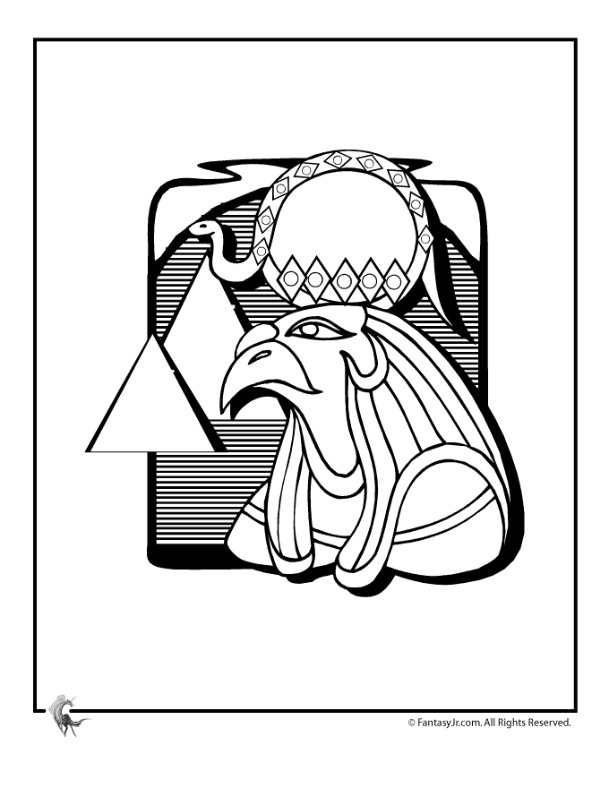 ion of egypt Colouring Pages
