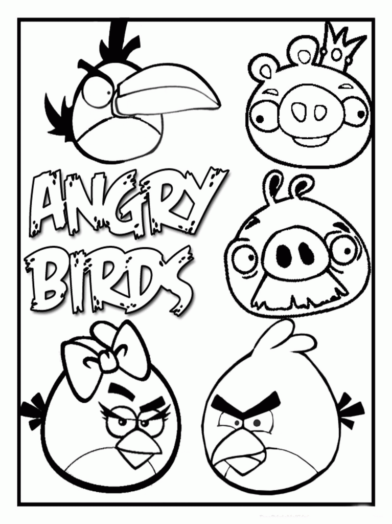 Angry Birds Coloring Pages | ColoringMates.