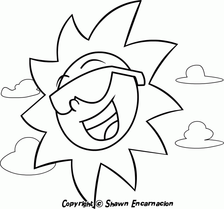 Summer Coloring Pages For Kids Printable