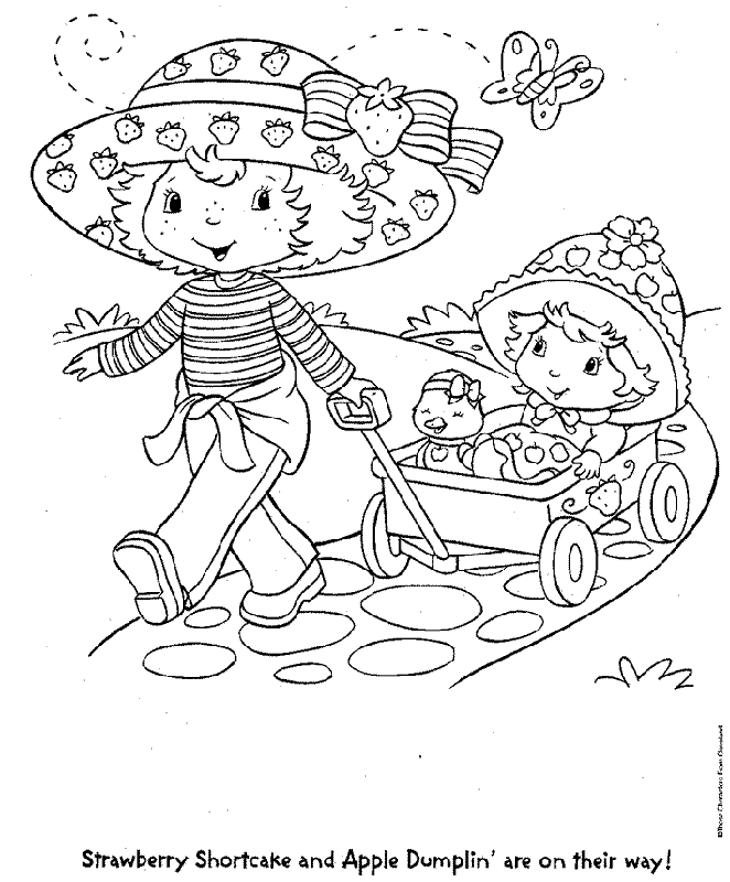 Strawberry Shortcake Coloring Pages 19 | Free Printable Coloring 