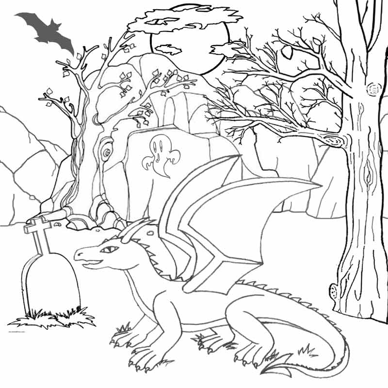 Hard Dragon Coloring Pages Images & Pictures - Becuo