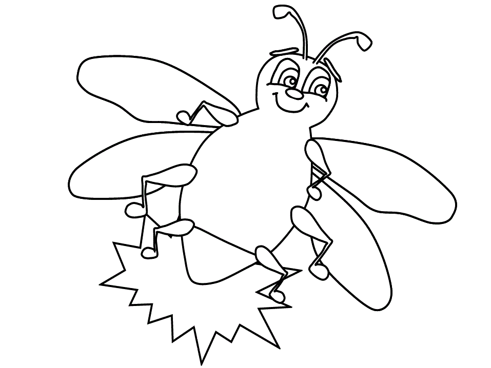 Leo The Lightning Bug Coloring Pages