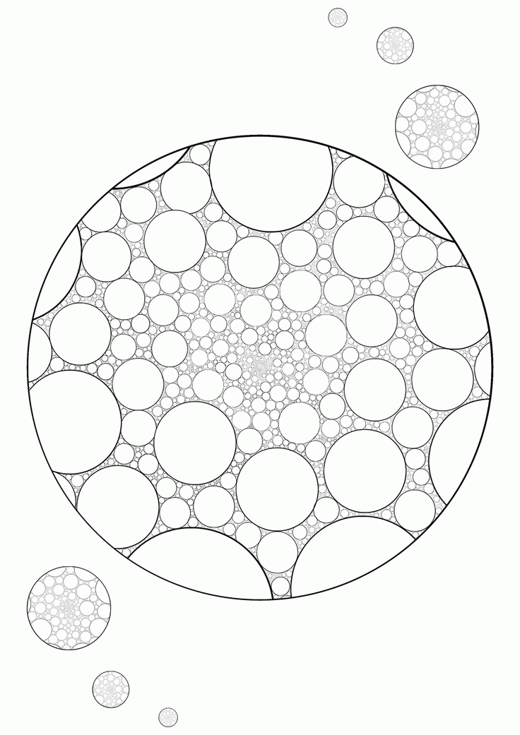 Circle color page | Coloring pages