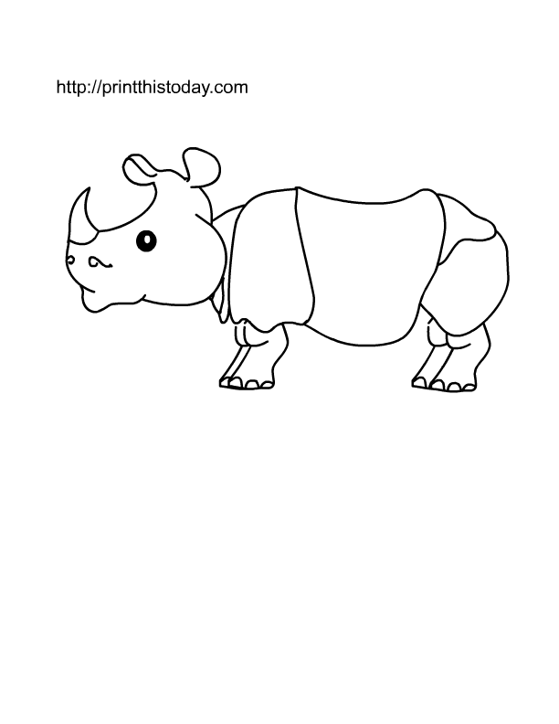 Free printable Wild Animals coloring pages (1) | Print This Today