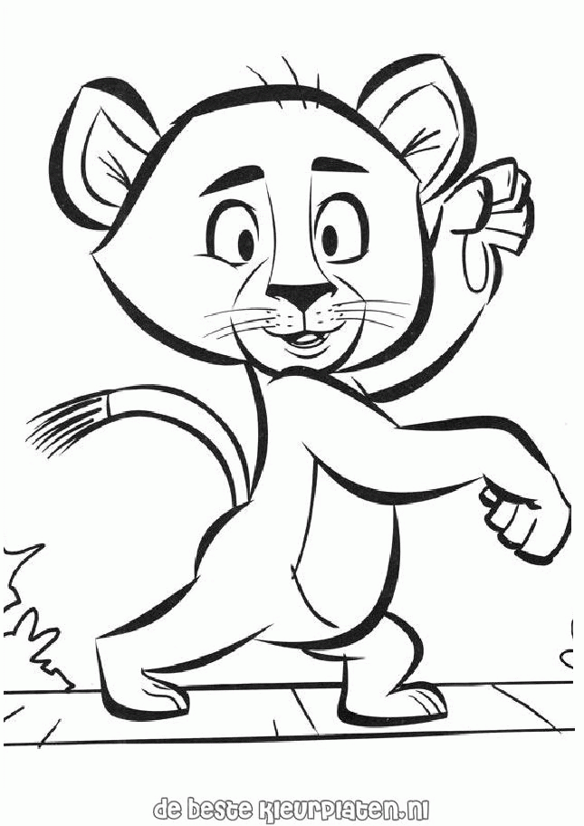 Madagascar013 - Printable coloring pages