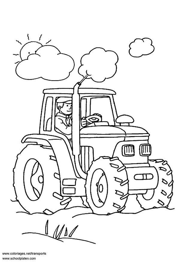 Case Ih Tractor Coloring Pages
