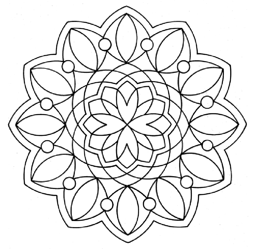 Free Printable Mandala Coloring Page