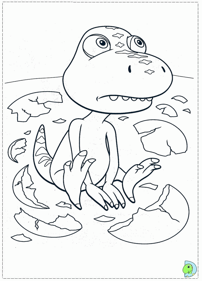 Dinosaur Train coloring page