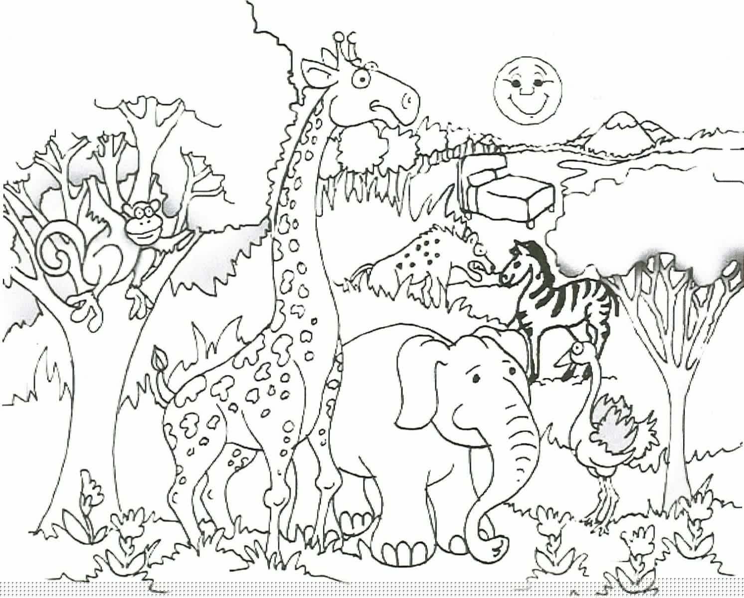 Free Savanna Coloring Pages, Download Free Savanna Coloring Pages png  images, Free ClipArts on Clipart Library