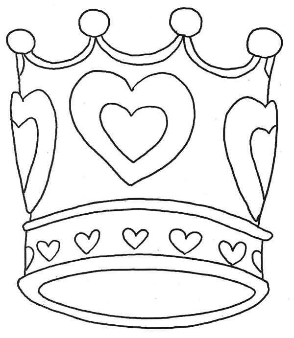 Princess Crown Coloring - Get Coloring Pages