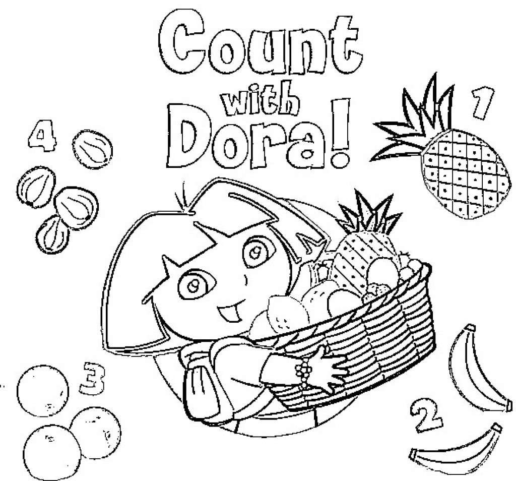 Dora The Explorer Thanksgiving Coloring Pages-www.imalue.com | www ...