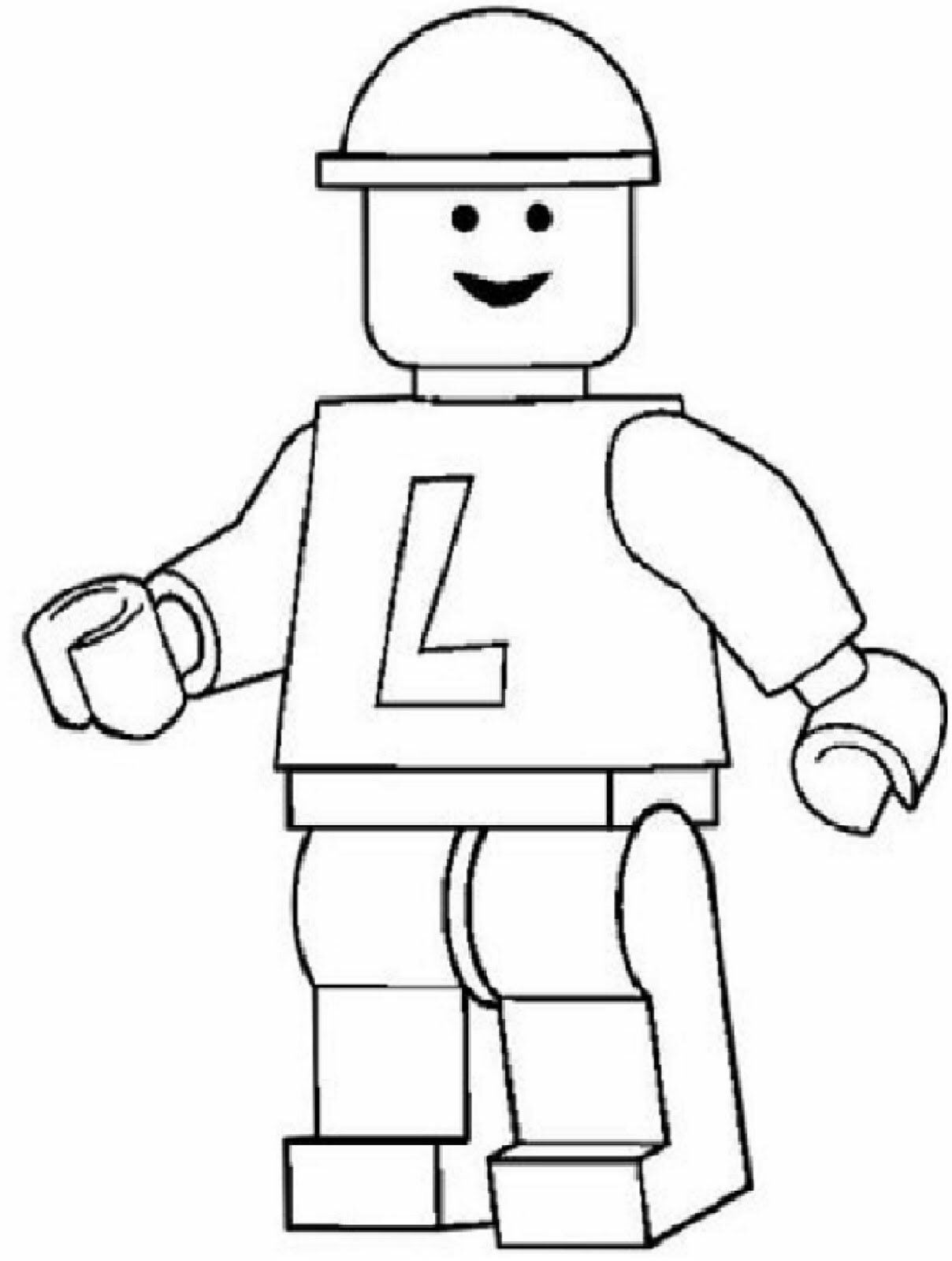 Printable Lego Man Coloring Pages - High Quality Coloring Pages