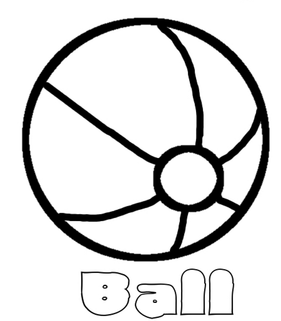 Beach ball #169164 (Objects) – Printable coloring pages