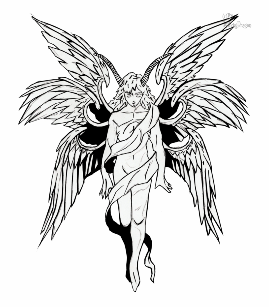 Lucifer Line art Michael Fallen angel Drawing - Angels png download -  821*974 - Free Transparent Lucifer png Download. - Clip Art Library