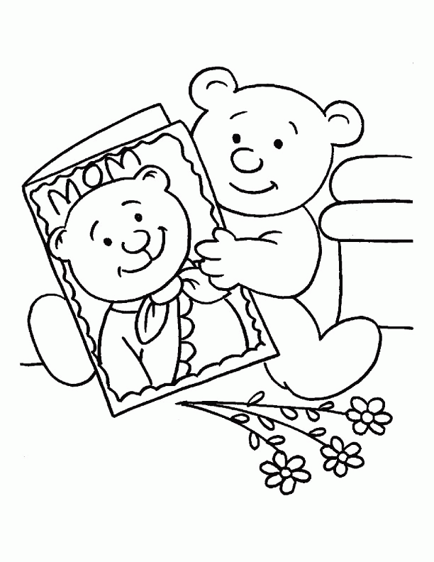 MOTHER´S DAY Colouring Pages (page 3)