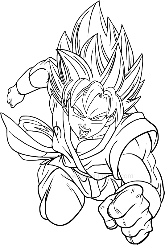 Dragon Ball Super coloring pages
