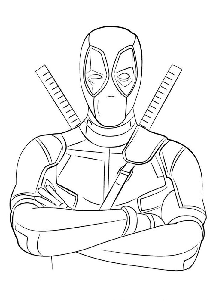 Printable Coloring Pages For Kids - Coloringfolder.com | Easy cartoon  drawings, Cartoon drawing tutorial, Deadpool drawing