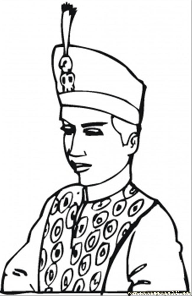 King Of Indonesia Coloring Page for Kids - Free Royal Family Printable Coloring  Pages Online for Kids - ColoringPages101.com | Coloring Pages for Kids
