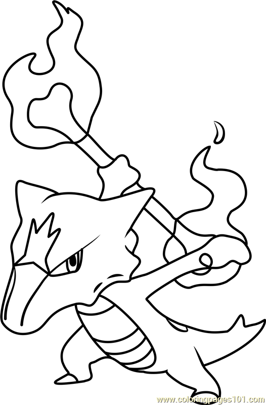 1527726220_alola-marowak-pokemon-sun-and-moon-coloring-page_a4png Coloring  Page - Free Printable Coloring Pages for Kids
