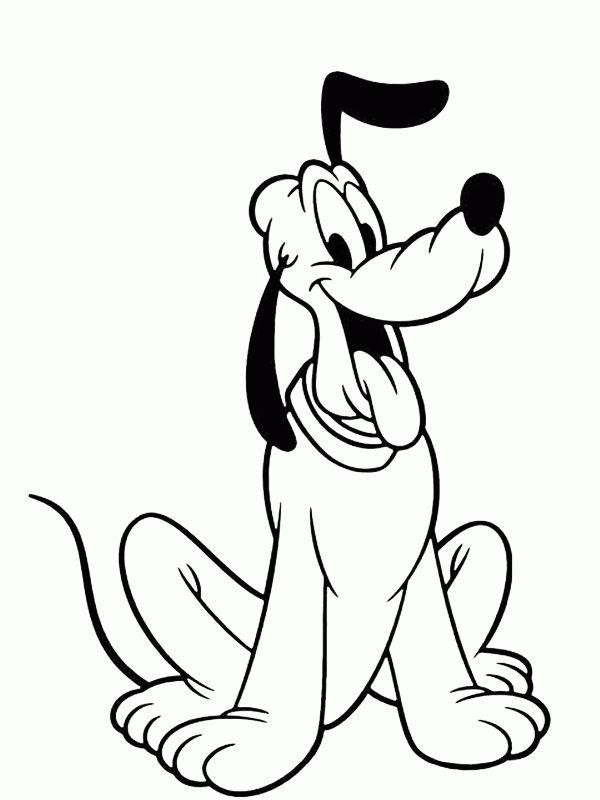 Pluto Coloring Pages | Free Printable Coloring Pages for Kids