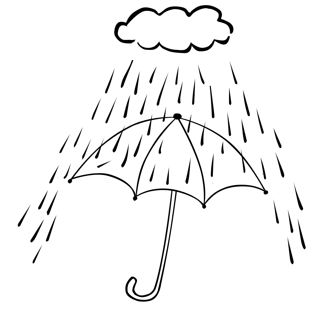 Cloudy Day Coloring Pages Rainy Day Coloring Pages Free. Kids ...