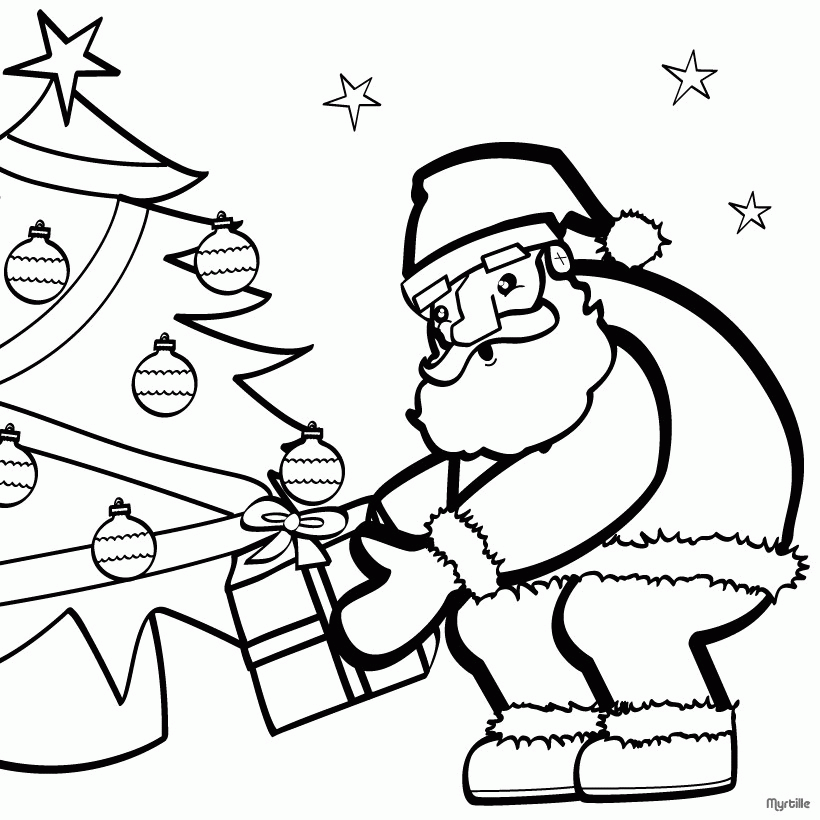 SANTA CLAUS coloring pages - Saint Nicholas vs Santa Claus
