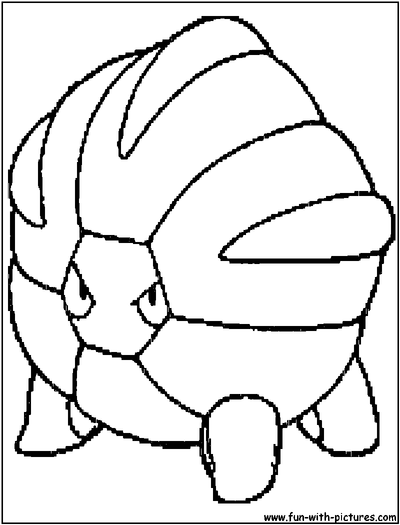 Shelgon Coloring Page