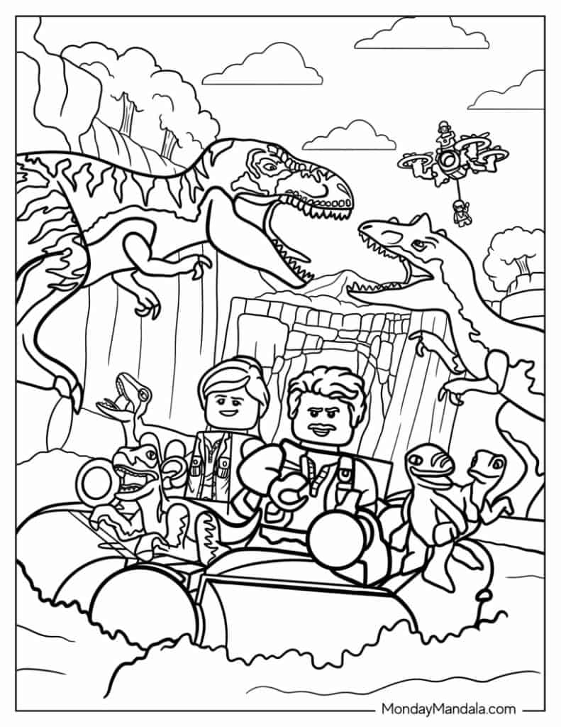 22 Jurassic Park Coloring Pages (Free ...