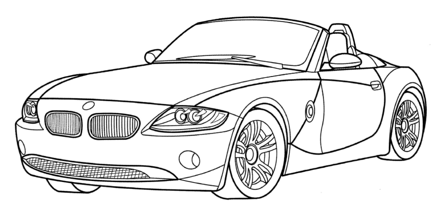 BMW Coloring Pages - Free Printable Coloring Pages for Kids