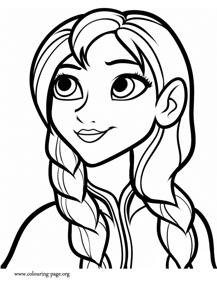 Frozen: Ana Free Coloring Pages. - Oh My Fiesta! in english