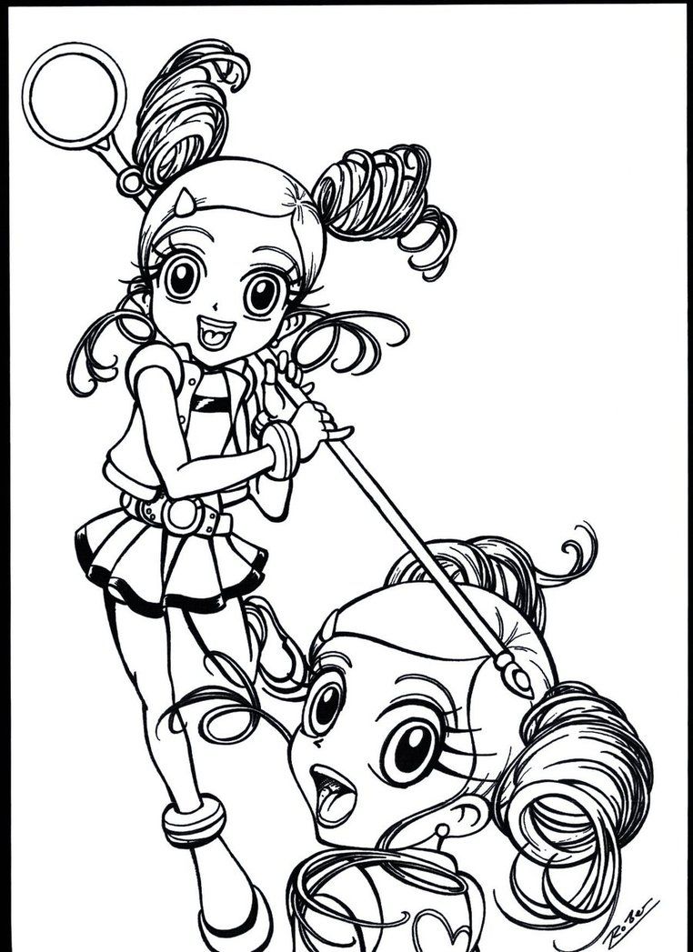 Powerpuff girls z Bubble (Miyako Gotokuji) by robersilva on DeviantArt