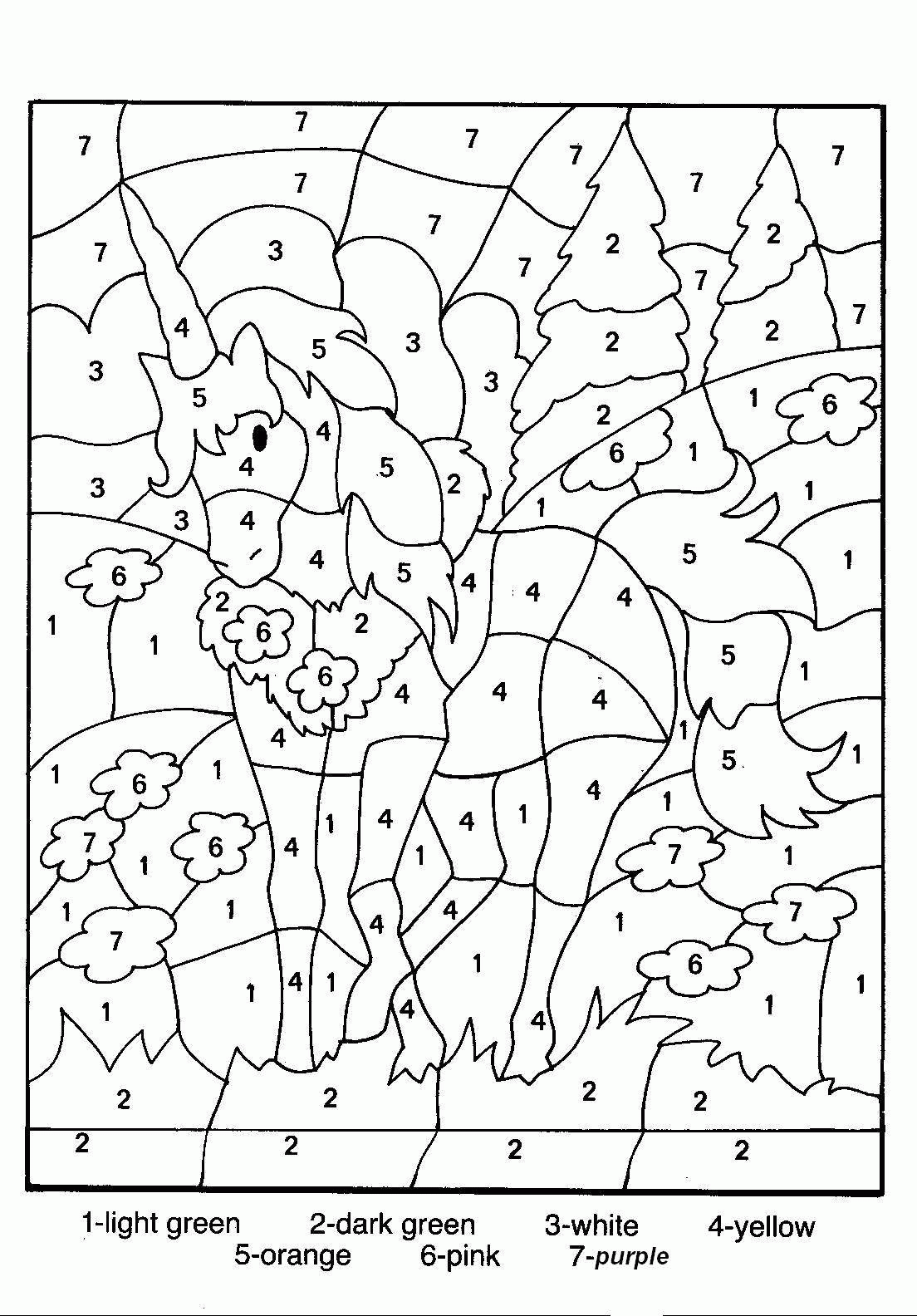 Number Coloring Pages | Resume Format Download Pdf