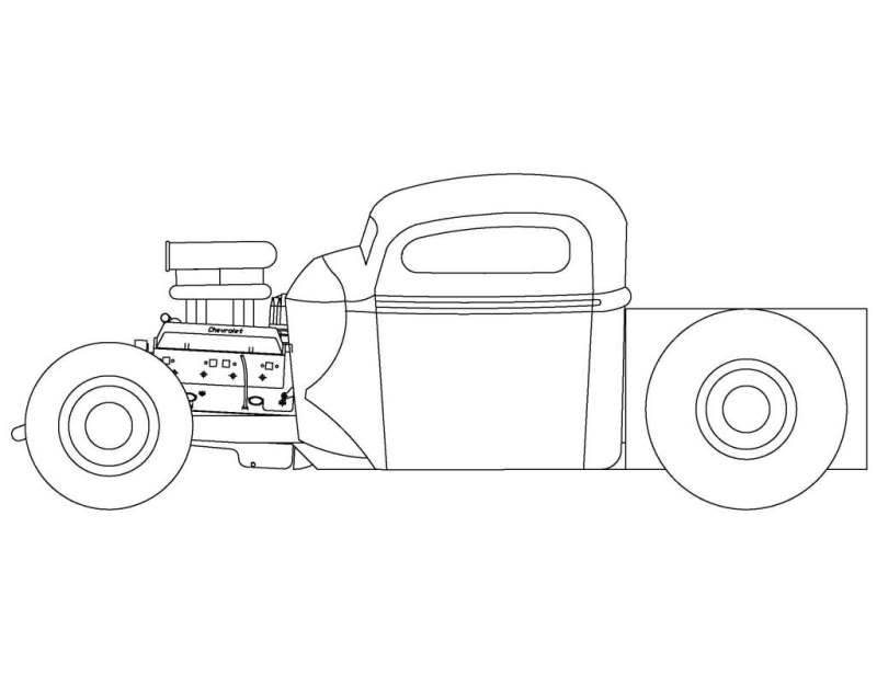 Rat rod embroidery pattern | Embroidery. | Pinterest | Rat Rods ...