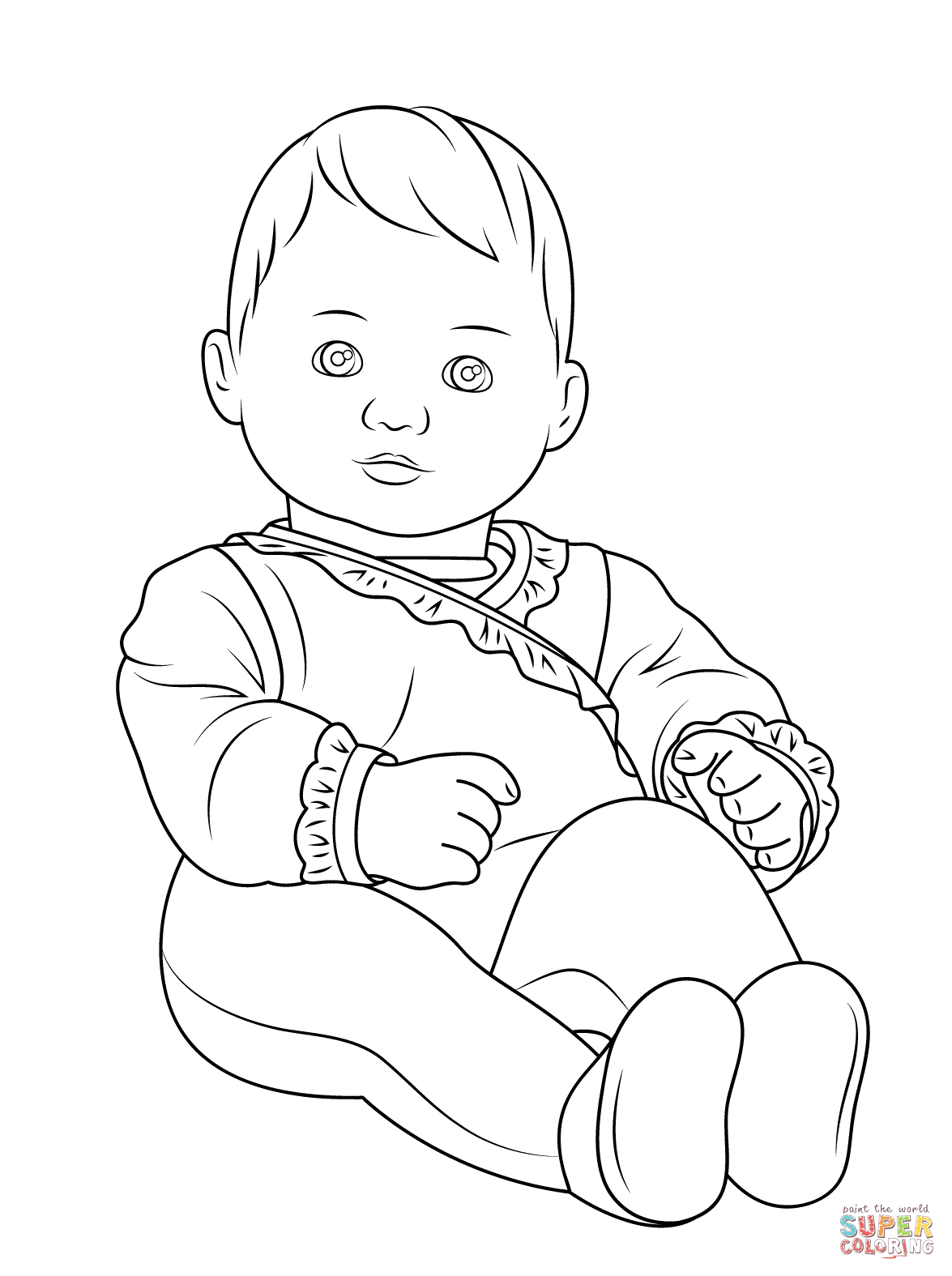 American Girl Isabelle Doll coloring page | Free Printable ...