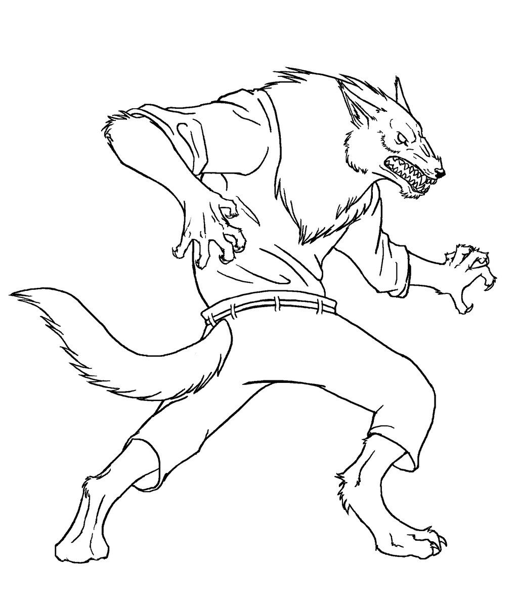 Pin by SUSIE Petri on 7 Sins Character Design Reference | Werewolf, Cat coloring  page, Halloween coloring pages