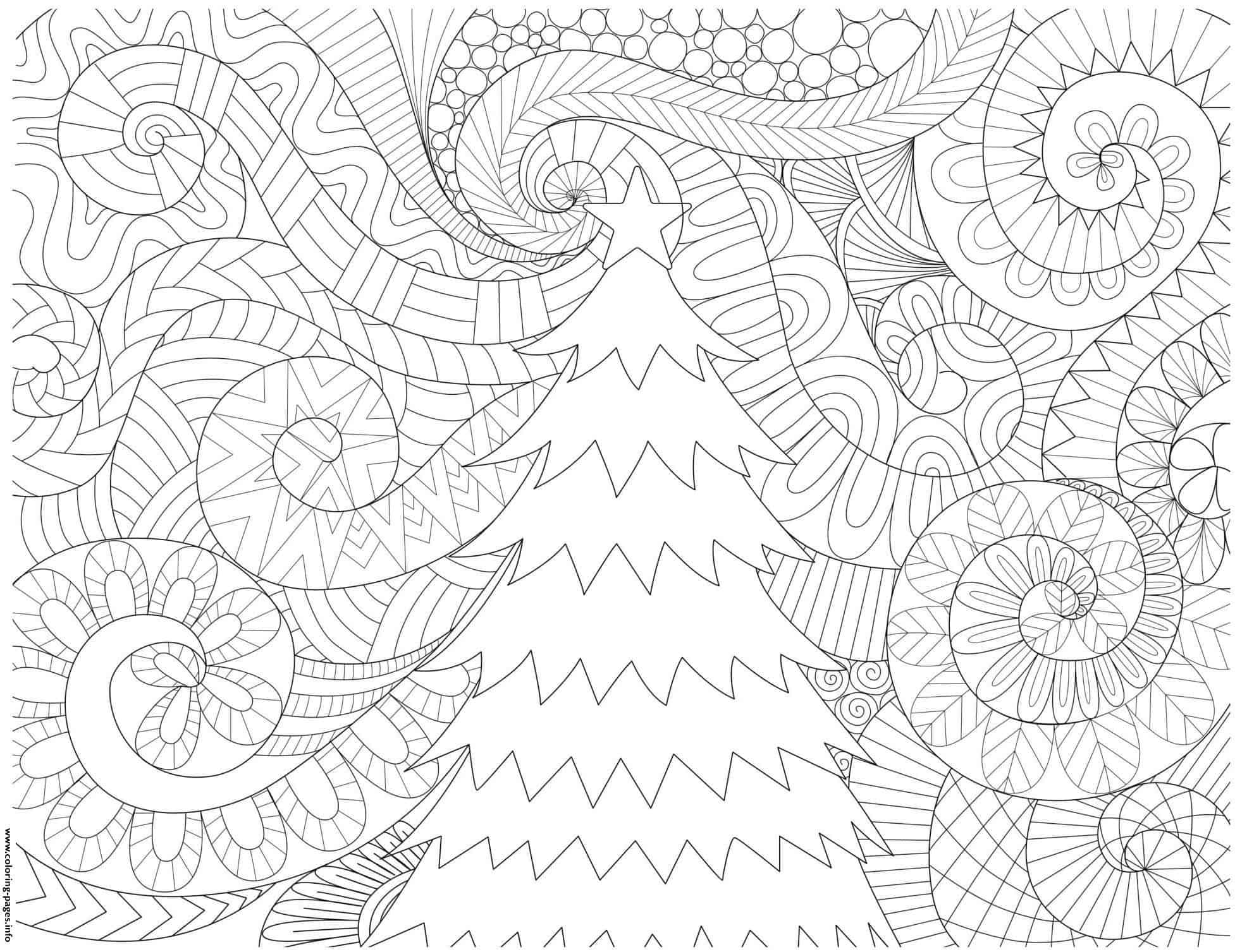 97 Free Adult Christmas Coloring Pages (Printables) | Artsy Pretty Plants