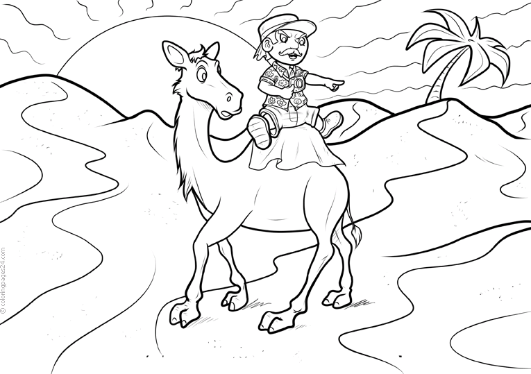 Camels 4 | Coloring Pages 24