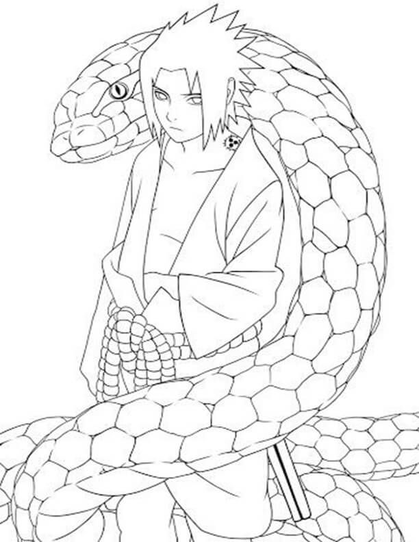 Free & Easy To Print Naruto Coloring Pages | Naruto sketch drawing, Anime  sketch, Naruto sketch