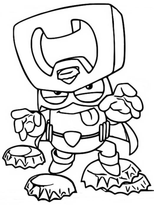 Mad Pop Superzings Coloring Page - Free Printable Coloring Pages for Kids