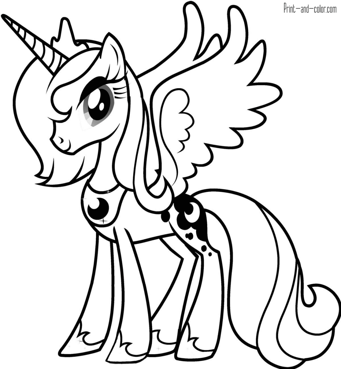My Little Pony coloring pages | Print and Color.com
