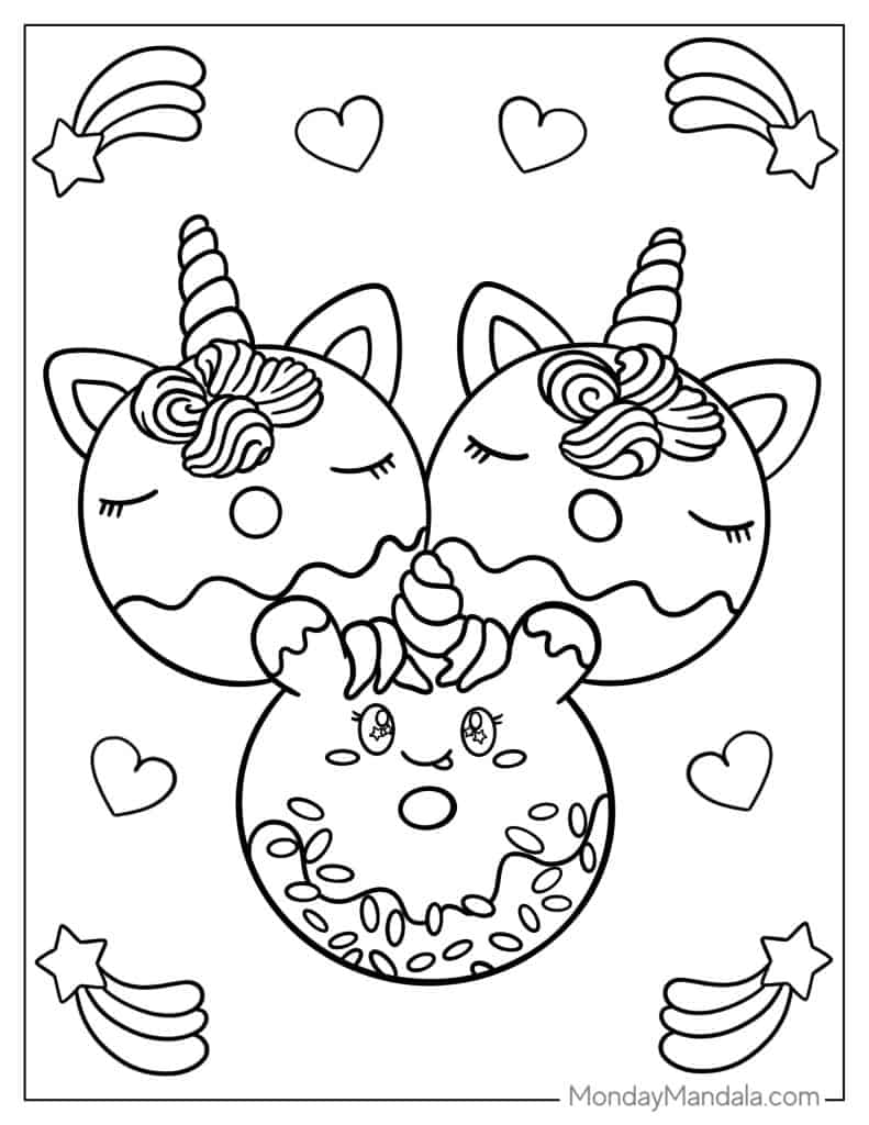 74 Unicorn Coloring Pages (Free PDF ...