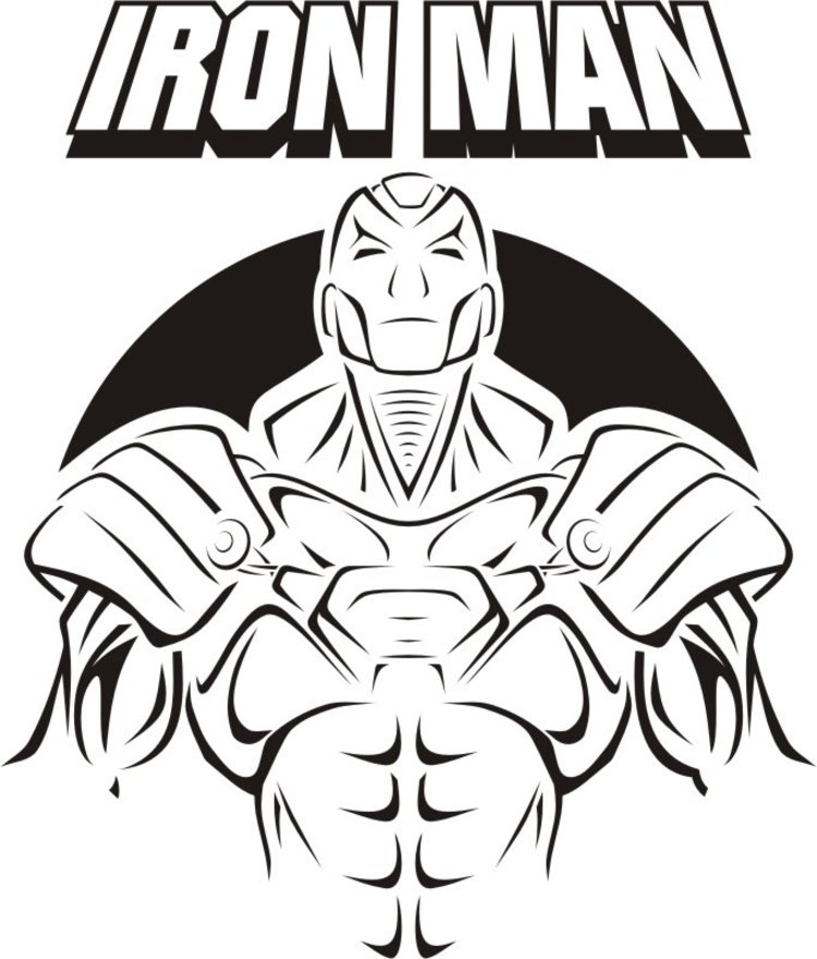 Iron Man Logo Coloring Pages - Get ...