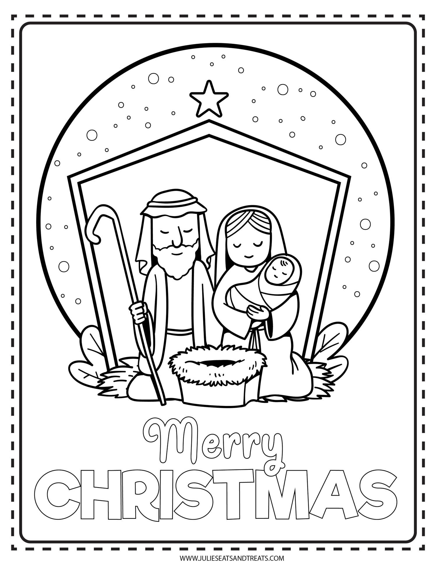 Nativity Coloring Pages - Free ...