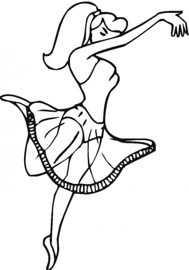Ballerina Coloring Page 2301 Free 137875 Free Ballerina Coloring Pages