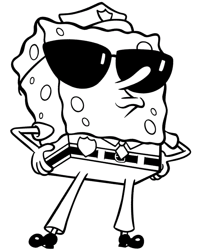 Garry on Spongebob Coloring Page - Nickelodeon Coloring Pages on 
